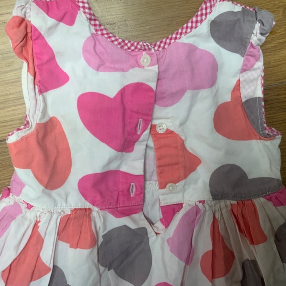 Pink Dress with Hearts and Gingham Pattern - Picture 7 of 7
